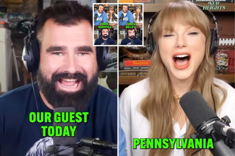 Gossip & rumors: jason kelce mocks taylor swift for turning