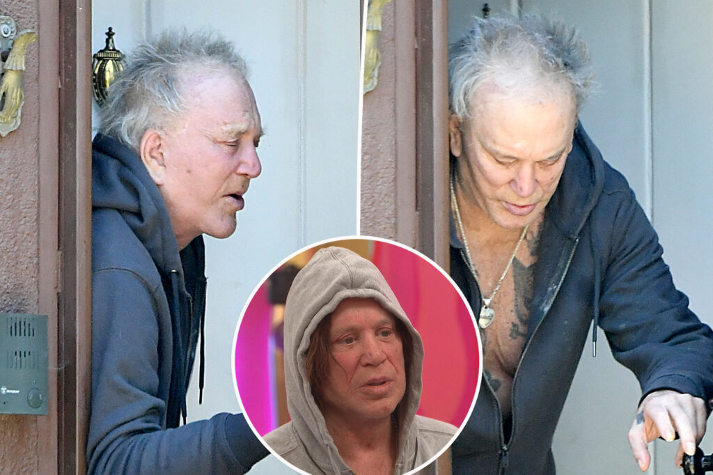 Gossip & rumors: mickey rourke spotted after 'big brother' scandal
