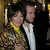 NEW YORK - DECEMBER 8: Socialite Ghislane Maxwell with an unidentified male companion attends the Opening of the Asprey Flagship Store on 5th Avenue December 8, 2003 in New York City. (Photo by Mark Mainz/Getty Images)