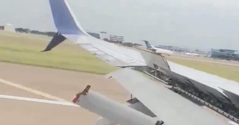 FAA Launches Investigation After Wing Flap Partially Breaks During Delta Flight * 100PercentFedUp.com * by Danielle