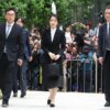 SEOUL, SOUTH KOREA - AUGUST 06: South Korean former first lady Kim Keon Hee arrives at the Special Prosecutor's Office on August 06, 2025 in Seoul, South Korea. Former first lady Kim Keon Hee is set to appear before a special counsel Wednesday to be questioned about her alleged involvement in stock manipulation schemes, election meddling and other allegations. (Photo by Chung Sung-Jun/Getty Images)