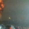 Police Dashcam Footage Captures The Moment A Lightning Bolt Causes Massive Fireball * 100PercentFedUp.com * by Anthony