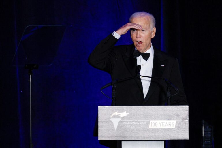 Politics: babbling biden's claims of trump trashing the constitution are