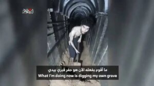 Politics: shocking: hamas releases video forcing israeli hostage to dig