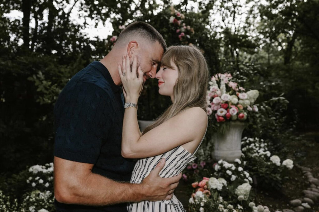 Politics: taylor swift and travis kelce's engagement: letters