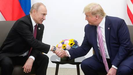 FILE PHOTO: Russian President Vladimir Putin and US President Donald Trump.