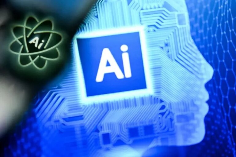 A photo taken on January 2, 2025 shows the letters AI for Artificial Intelligence on a laptop screen (R) next to the logo of the Chat AI application on a smartphone screen in Frankfurt am Main, western Germany. (Photo by Kirill KUDRYAVTSEV / AFP) (Photo by KIRILL KUDRYAVTSEV/AFP via Getty Images)