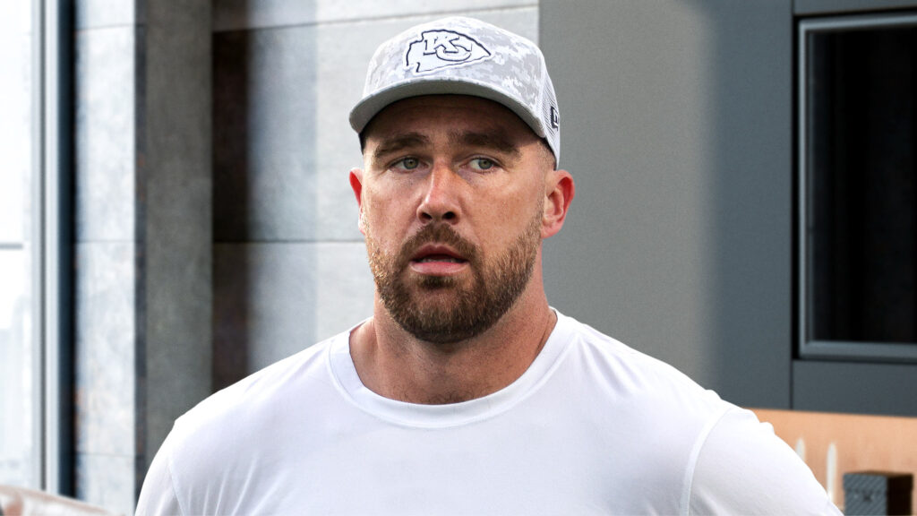 Satire news: dead eyed travis kelce nods at bow tie options