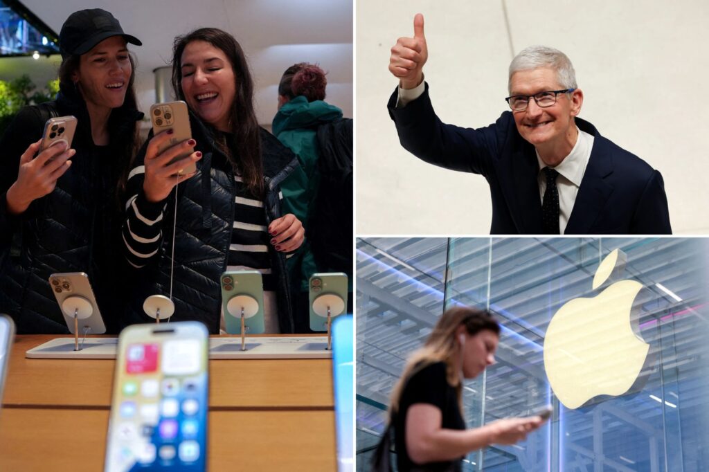Science & tech: apple profit, revenue beats forecasts as iphone