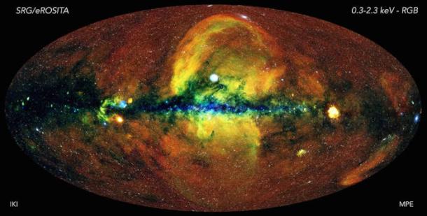 eROSITA telescope's all sky survey image.
