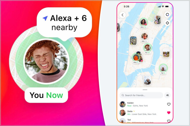 Science & tech: instagram's new location tracking feature accused of