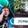 Science & tech: meta and google sign $10 billion cloud