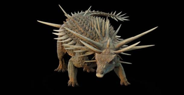 Artistic reconstruction of Spicomellus afer