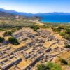 Ruins of the ancient Minoan settlement Gournia, Crete, Greece