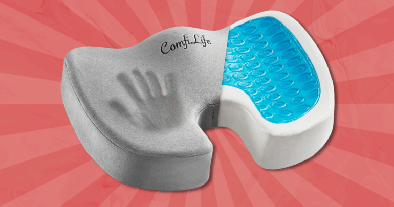 Travel & lifestyle: this highly rated chair cushion helps with