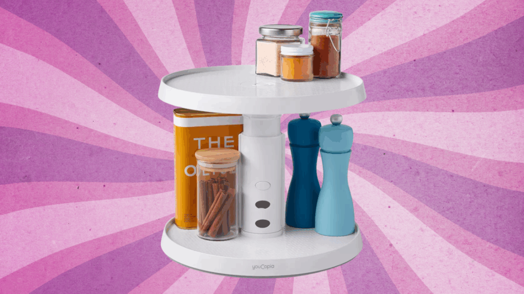 Travel & lifestyle: this tiered organizer is transforming people’s cabinets