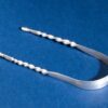 Silver tongue scraper, circa 1800.