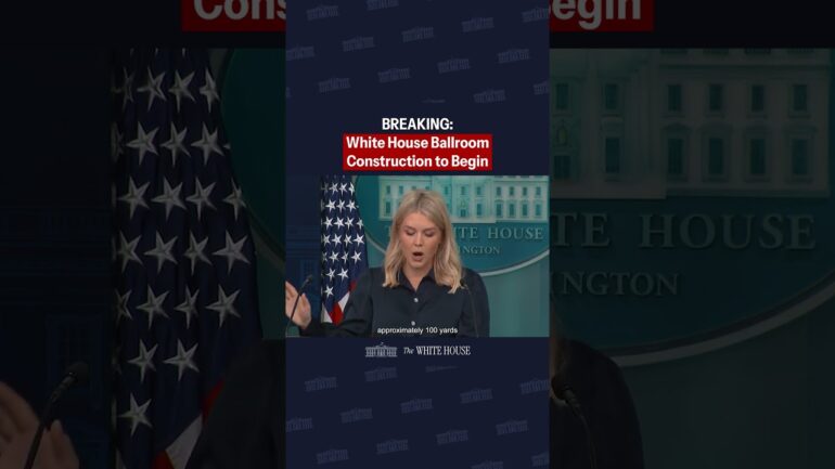 Breaking: White House Ballroom Construction to Begin