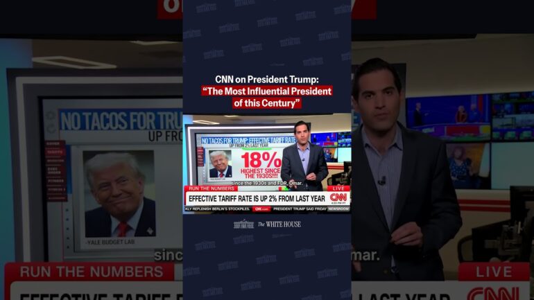CNN finally reports the TRUTH: "Donald Trump is the most influential President of this century"