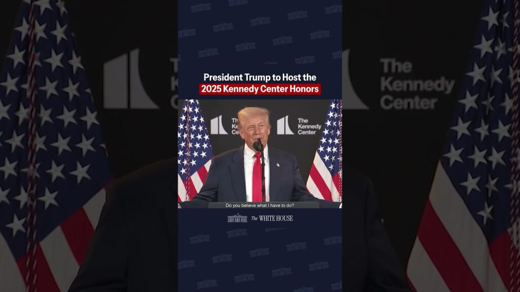 POTUS announces that he will be hosting the 2025 Kennedy Center Honors.