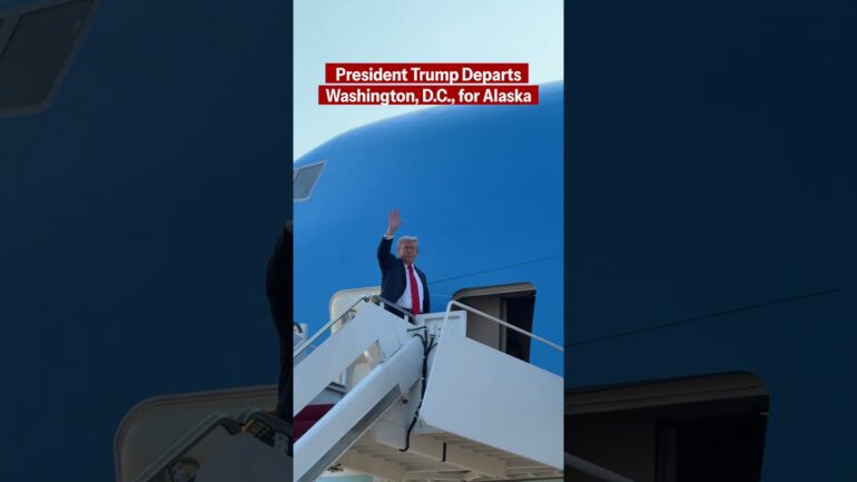 President Donald J. Trump Departs Washington, D.C., for Alaska for a Historic Summit
