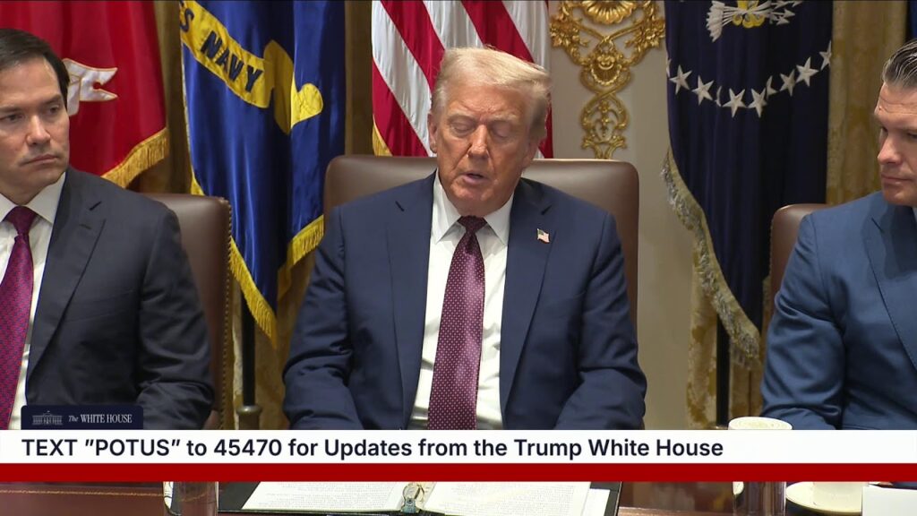 President Trump Participates in a Cabinet Meeting, Aug. 26, 2025