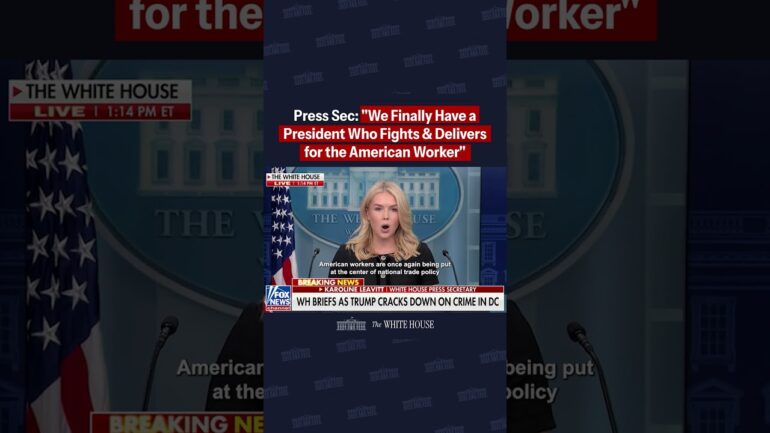 Press Secretary on President Trump's Pro-Worker Accomplishments