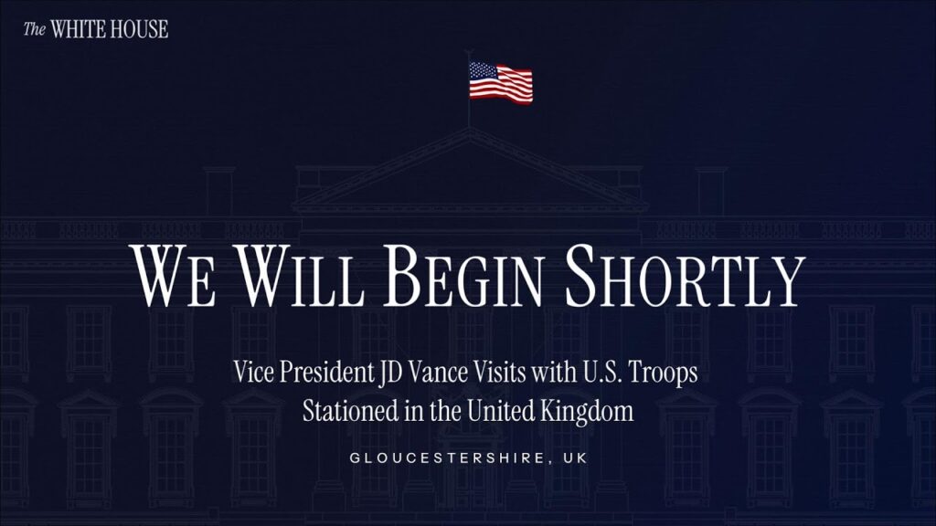 Vice President JD Vance Visits with U.S. Troops Stationed in the United Kingdom