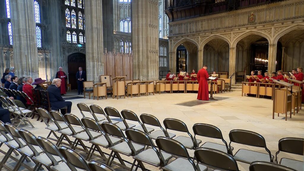 President Trump and the First Lady Participate in a St. George's Chapel Visit