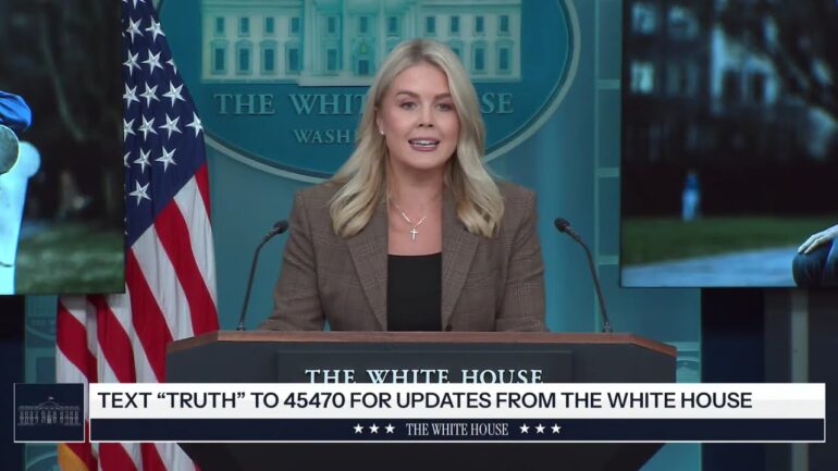 Press Secretary Karoline Leavitt Briefs Members of the Media, Sep. 22, 2025