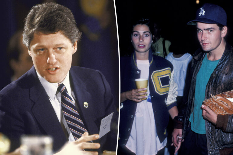 Gossip & rumors: charlie sheen says bill clinton tried to