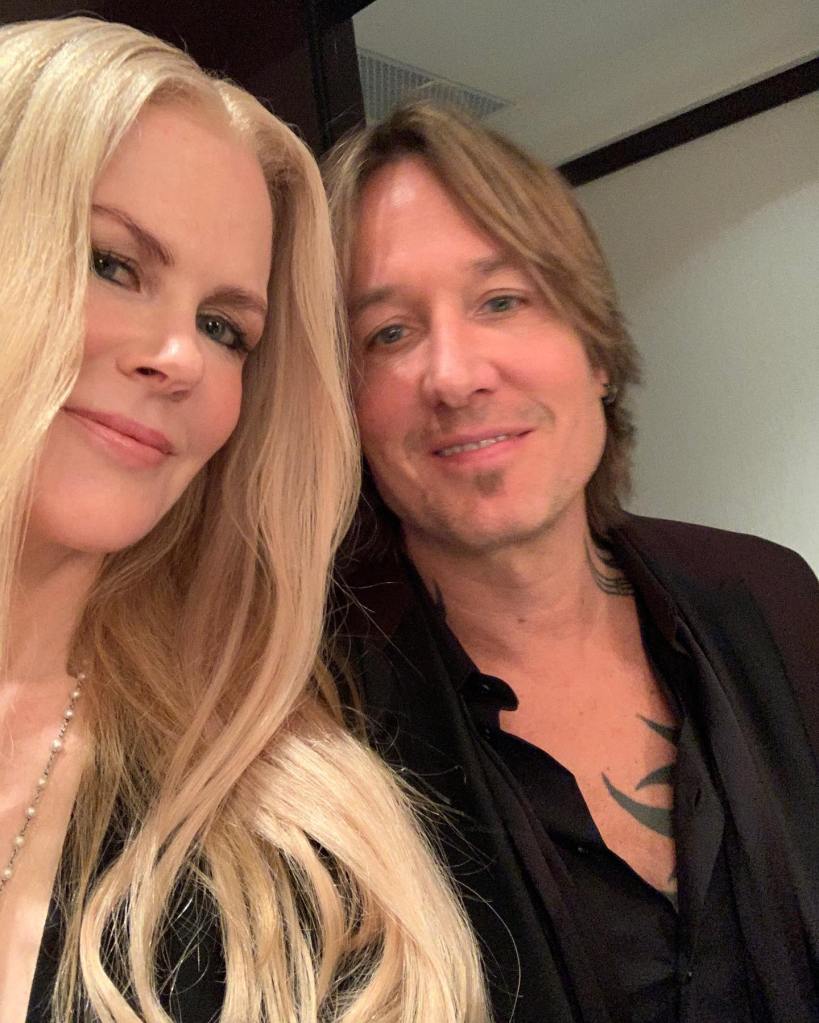 Nicole Kidman and Keith Urban on Oct. 26, 2019.