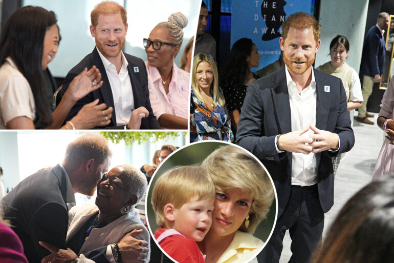 Gossip & rumors: prince harry ends uk visit with poignant