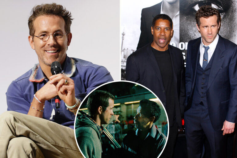 Gossip & rumors: ryan reynolds angered denzel washington over an