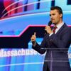 Turning Point Action founder Charlie Kirk speaks on stage during "Turning Point's The Peoples Convention" on June 14, 2024 at Huntington Place in Detroit, Michigan. (Photo by JEFF KOWALSKY / AFP) (Photo by JEFF KOWALSKY/AFP via Getty Images)