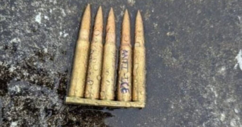 FBI Director Kash Patel Releases Photos Of Bullets Found At The Scene Of Dallas Ice Facility Shooting, Bullets Had “Anti-ICE” Messaging Inscribed On Them * 100PercentFedUp.com * by Anthony