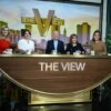 US President Joe Biden (C) attends a live interview on ABC's "The View" in New York on September 25, 2024. The hosts (L-R) are Whoopi Goldberg, Sara Haines, Ana Navarro, Joy Behar, Sunny Hostin, and Alyssa Farah Griffin. (Photo by ANDREW CABALLERO-REYNOLDS / AFP) (Photo by ANDREW CABALLERO-REYNOLDS/AFP via Getty Images)