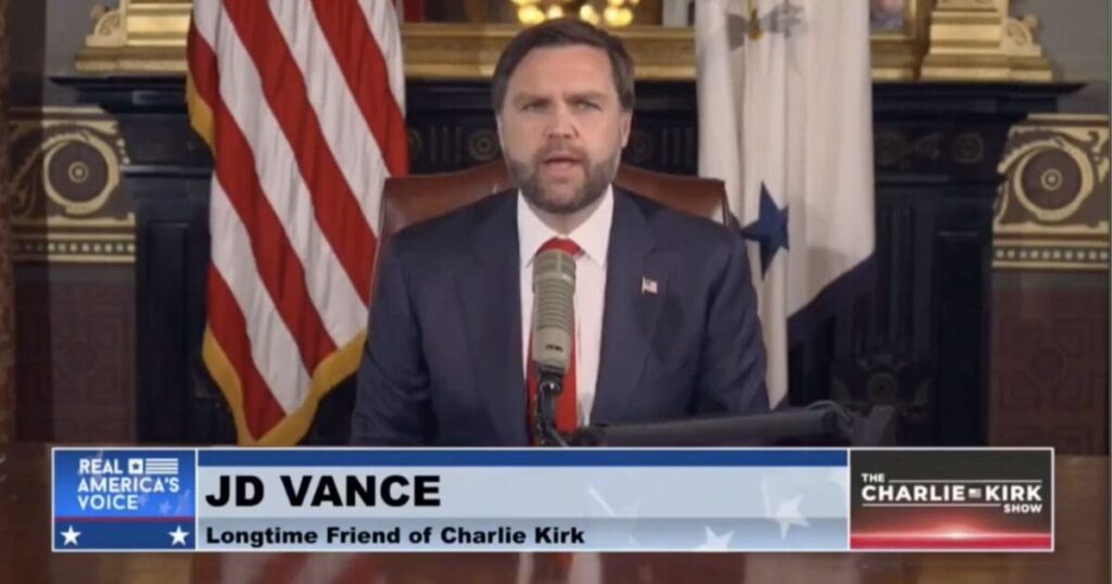 JD Vance Delivers A State Of The Union Worthy Speech To The Nation On The Charlie Kirk Show * 100PercentFedUp.com * by Noah