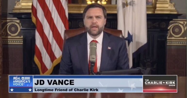 JD Vance Delivers A State Of The Union Worthy Speech To The Nation On The Charlie Kirk Show * 100PercentFedUp.com * by Noah