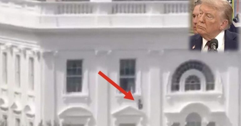 President Trump Addresses Mysterious Black Bag Being Thrown From White House Window * 100PercentFedUp.com * by Anthony