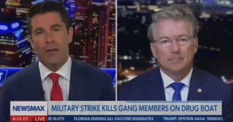 Rand Paul Is Upset That Trump Blew Up That Drug Cartel Boat * 100PercentFedUp.com * by Noah