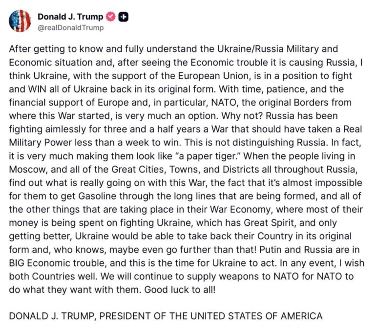 Republican Senator Says "Trump 2028"