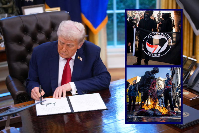 Trump issues Presidential Memorandum to combat ‘Domestic Terrorism Networks’ – One America News Network