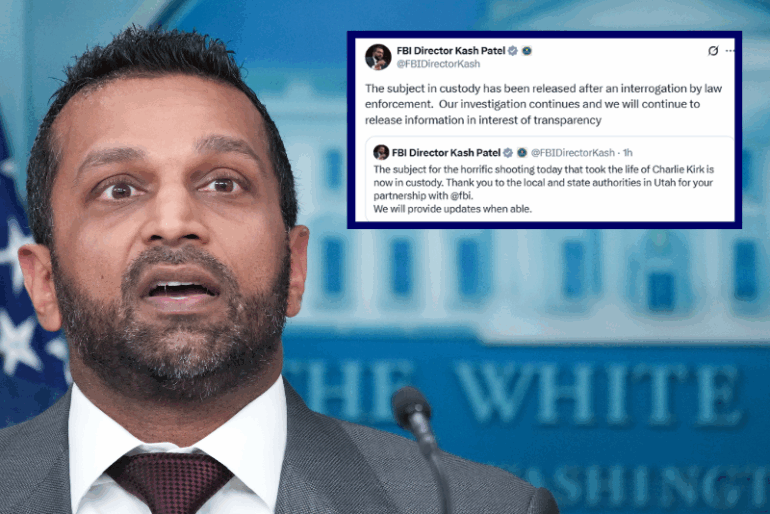 ‘Subject in custody has been released after an interrogation by law enforcement’ – One America News Network
