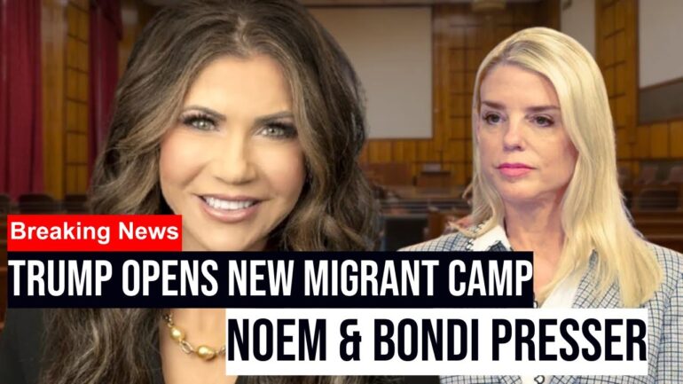 Bondi & Noem FACE OFF with Activist Media Over Louisiana's New Illegal Alien Camp!