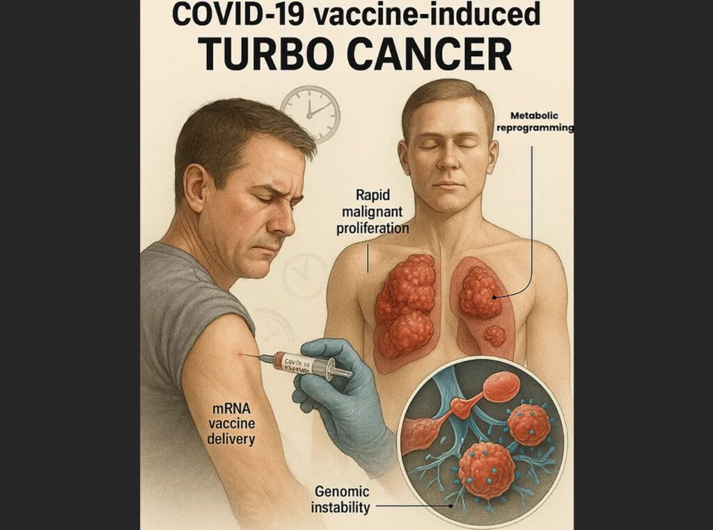 Politics: covid vaccine induced “turbo cancers” and a promising cancer treatment