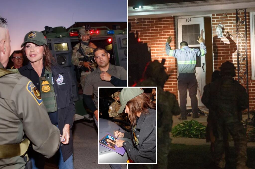 Politics: go inside an ice raid as tough minded dhs boss