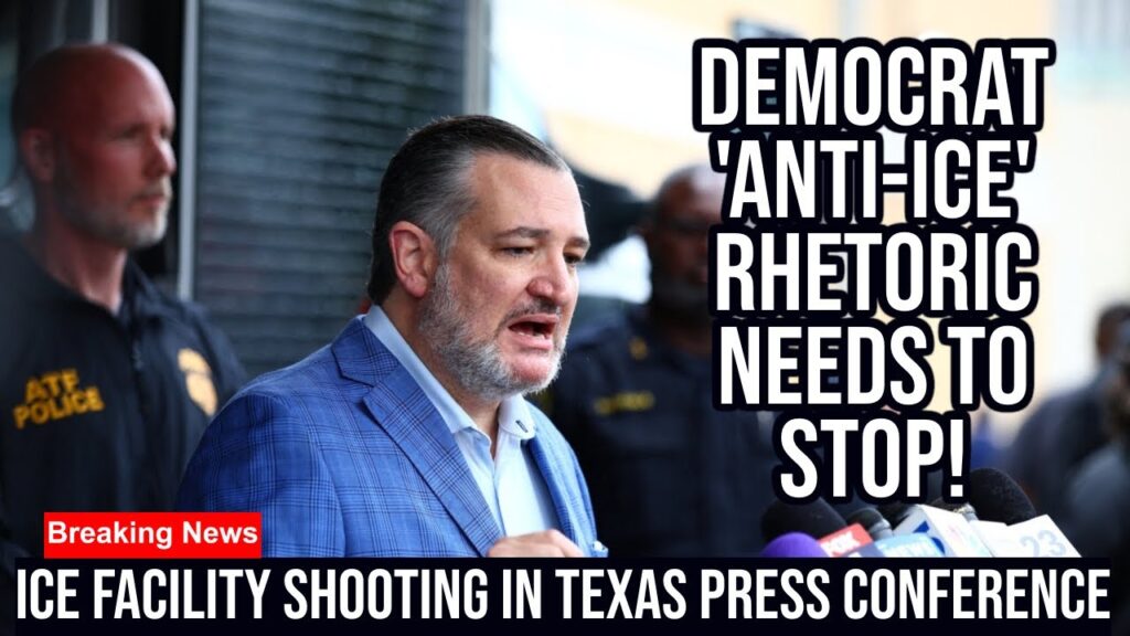ICE FACILITY SHOOTING: Ted Cruz SLAMS Democrats at Press Conference