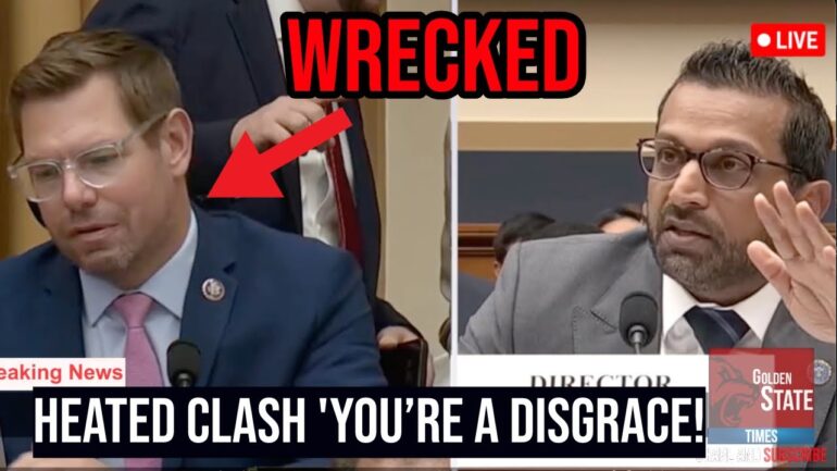 Kash CLASHES with Swalwell Calls him a Government Gangster to his Face!