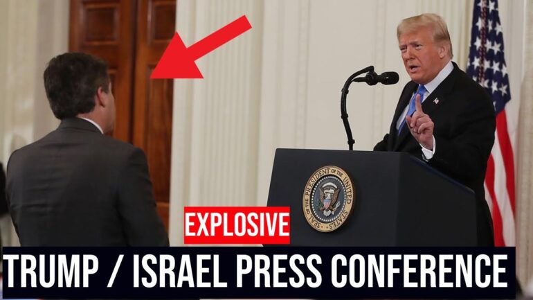MEDIA ERUPTS IN ANGER: Trump's Press Conference with Netanyahu Goes OFF THE RAILS!
